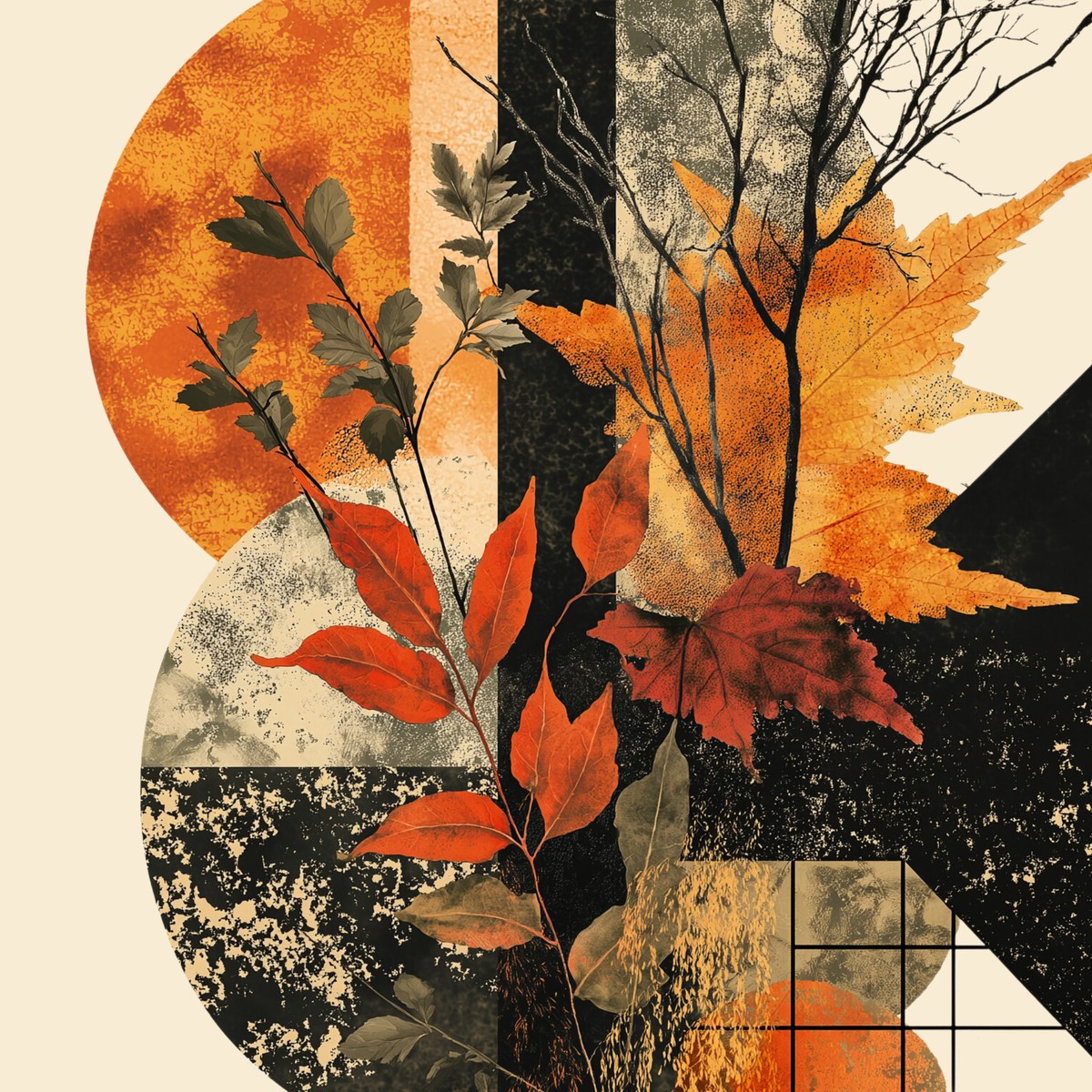 The square for the ticket shop: the collage alone