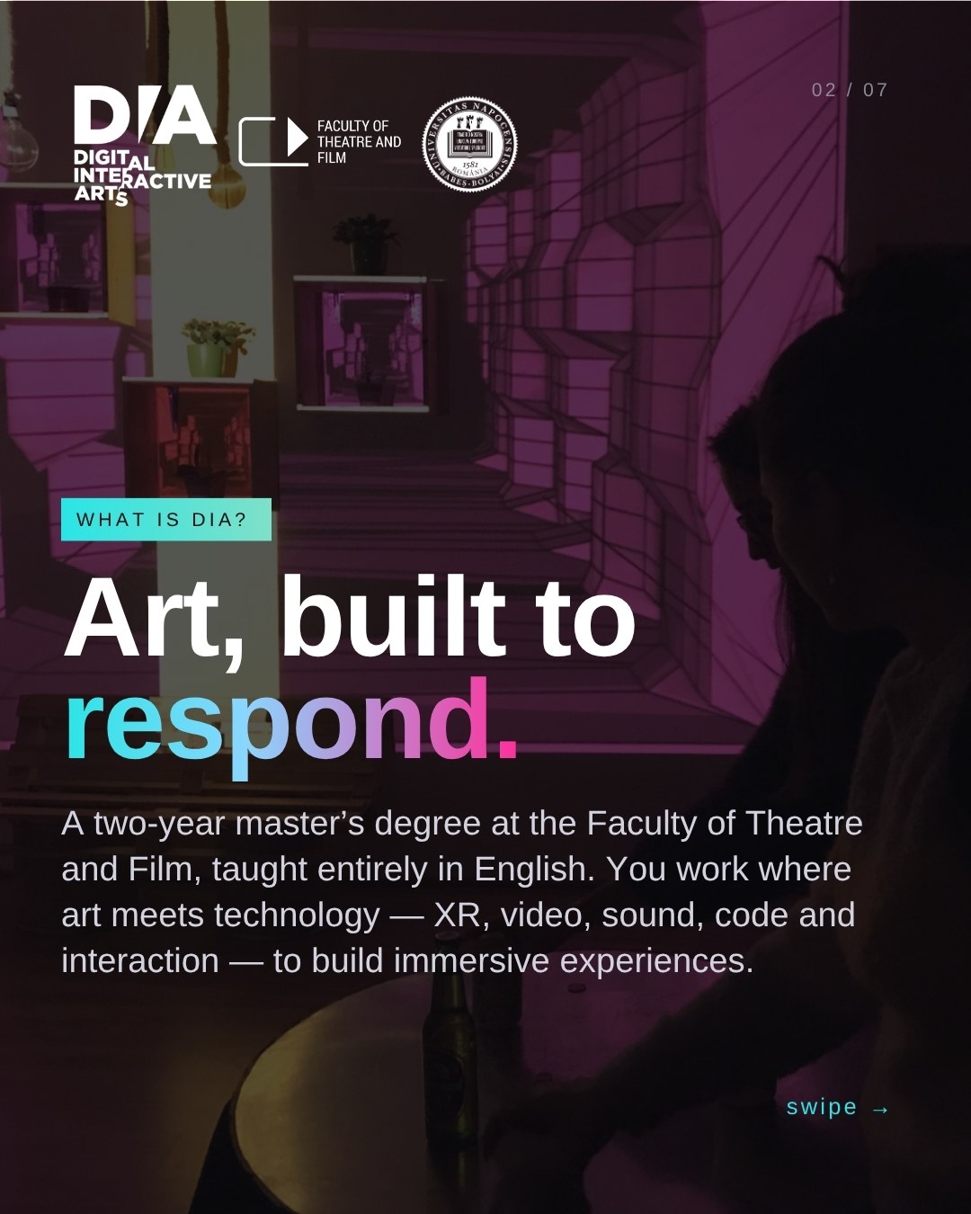 Admission, inside: Art, built to respond