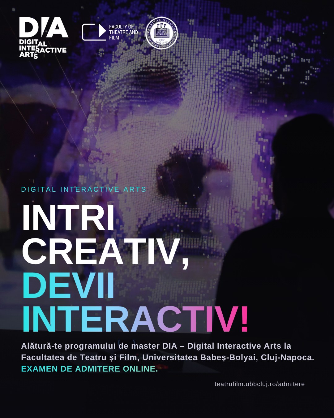 The same post in Romanian: Intri creativ, devii interactiv