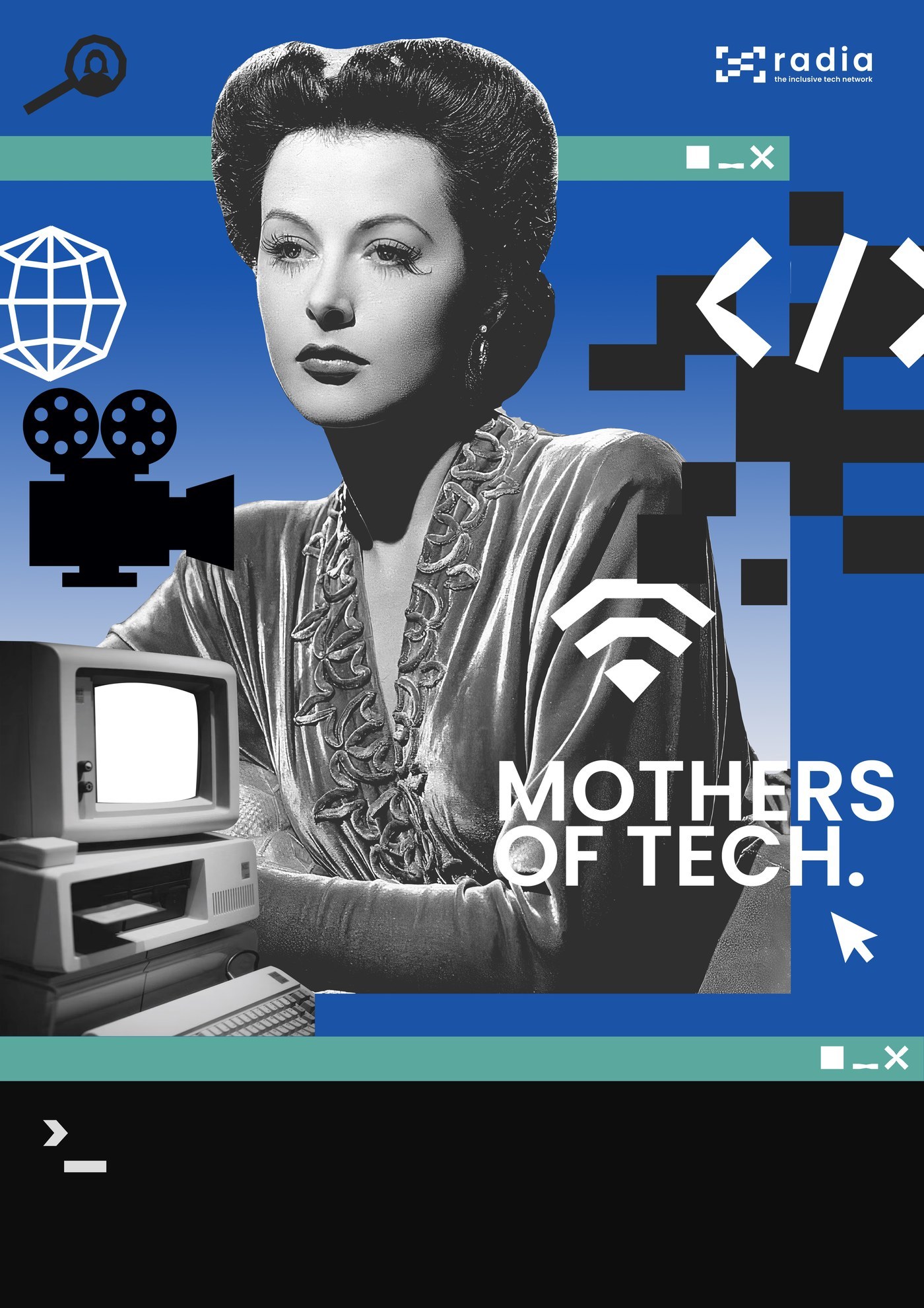 Mothers of Tech poster: Hedy Lamarr